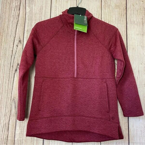 L.L bean womens Flexforward Quilted 1/2 Zip pullover size XS Petite